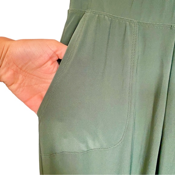 Pull on green cargo pants - Picture 6 of 7